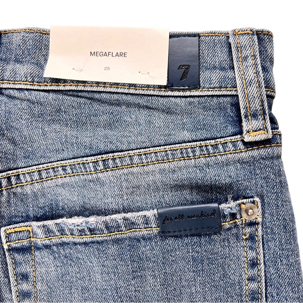Mega Flare Jeans by 7 For All Mankind Size 25 New - Picture 7 of 14